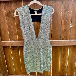 Glitter metallic dress
